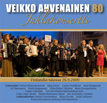Veikko Ahvenainen 80 Juhlakonsertti CD