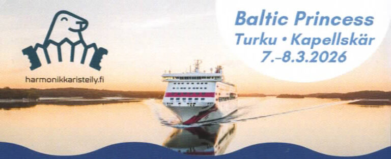 Veikko & Carina esiintyvät Harmonikkaristeilyllä maaliskuussa!