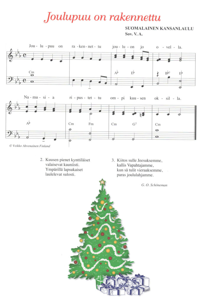 Nuotti: Joulupuu on rakennettu